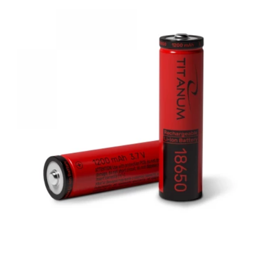 Акумулятор 18650 Li-lon 1200mAh без захисту (бл-1шт) Titanum Житомир