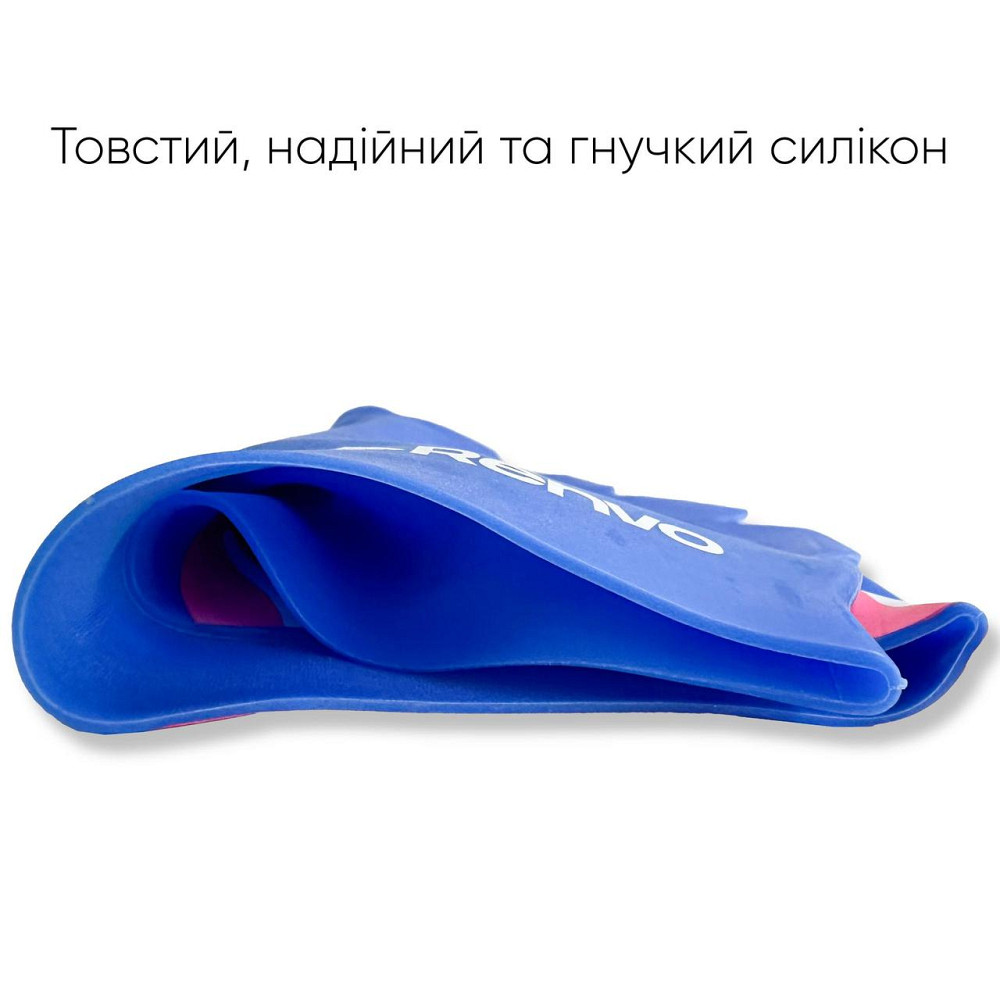 Дитяча Шапочка для плавання Renvo Sentani JR Синій Рожевий OSFM (1SC300-04) Київ - фото 3