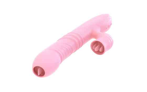 Вибратор для двойной стимуляции Fanny Pink Sex Aura Киев