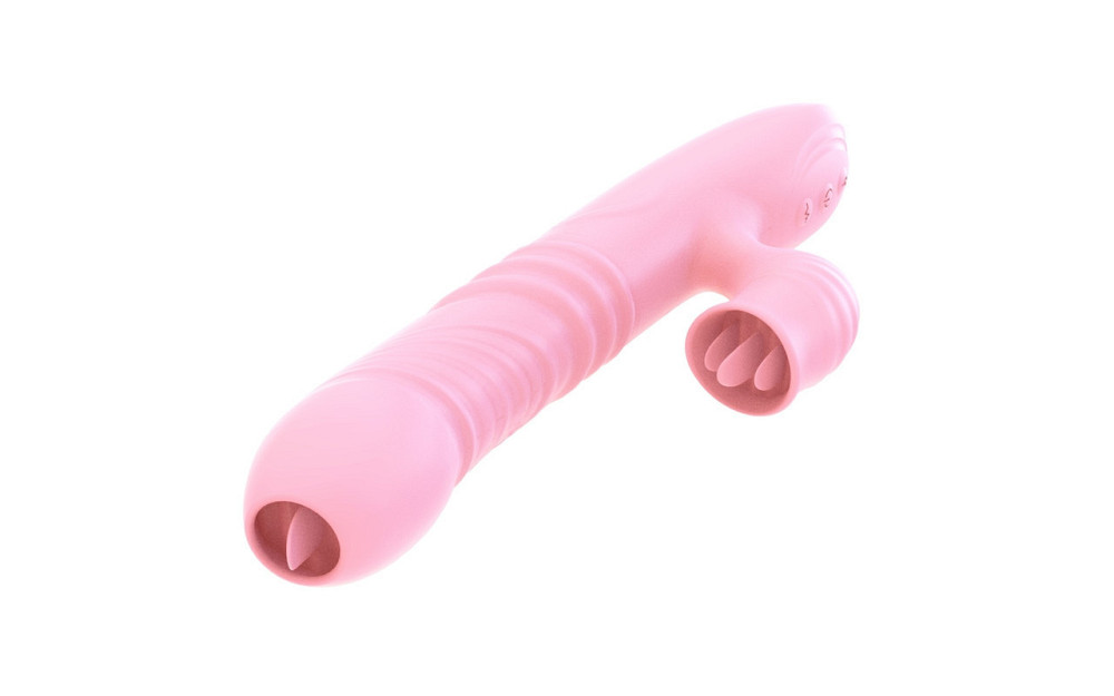 Вибратор для двойной стимуляции Fanny Pink Sex Aura Киев - изображение 2