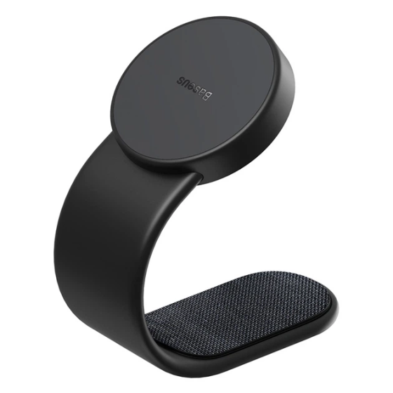 Магнітний автотримач Baseus C02 Magnetic Phone Holder Cluster Black, 360°, алюмінієвий, для смартфона Київ