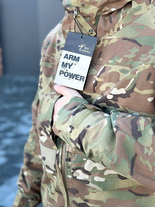 Тактична чоловіча зимова куртка Call Dragon Omni-Heat з капюшоном зимова куртка мультикам WAR Львів - фото 10