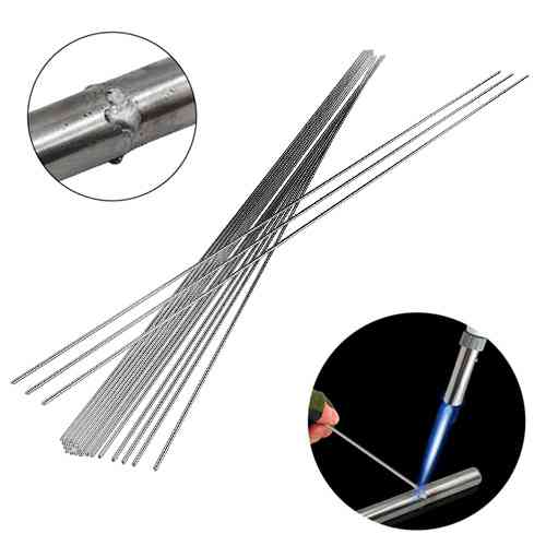 Припой для пайки сварки алюминия, 50шт 50см 1.6мм пруток c флюсом Винница