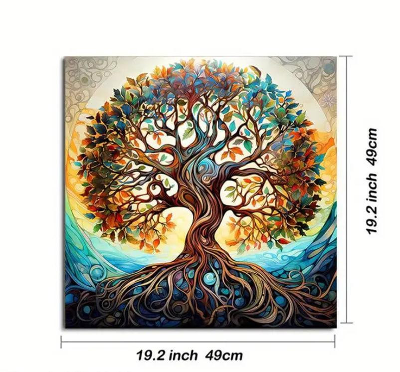 Алтарная скатерть для карт Таро и Рун. Скатерть для гадания 49*49 см. Древо жизни Киев - изображение 3