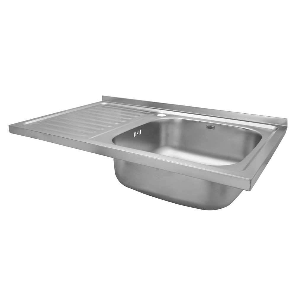 Накладная кухонная мойка Kroner KRP Satin - 5080R (0.8 мм) Киев - изображение 4