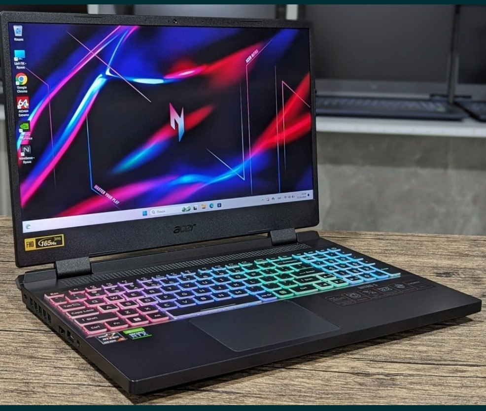 Ноутбук: ASER NITRO 5/165Hz./Ryzen 5 -5600H/16Gb.DDR5/ 512SSD/RTX3060. Киев - изображение 1