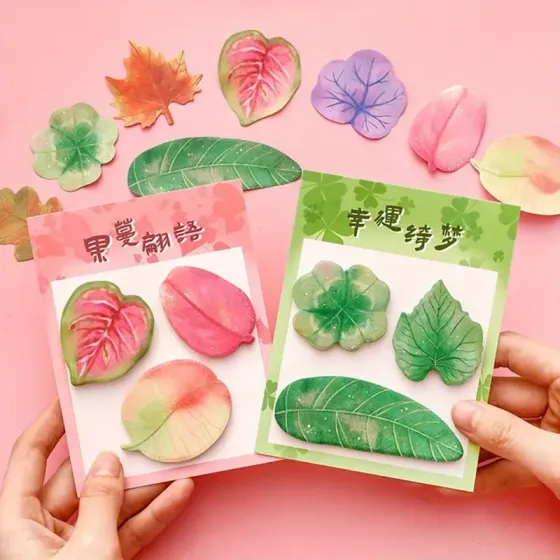 Набір стікерів «Листя та квіти» – 240 шт, 4 види декоративних наклейок Київ