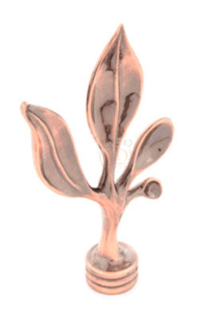 Наконечник для металевого карниза "Боваро" (колір мідь, діаметр 19 мм) Бровари - фото 1