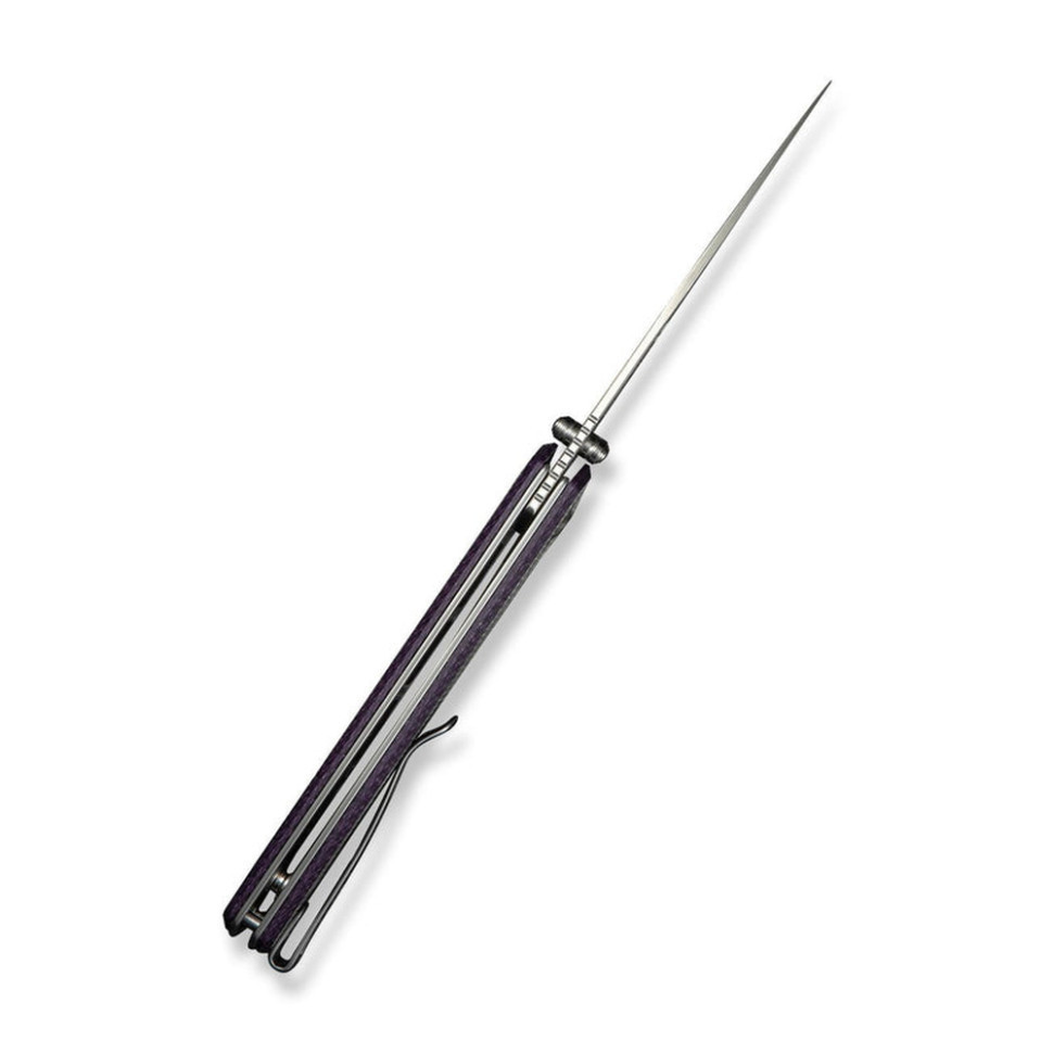 Ніж складаний туристичний Civivi Merit, (8.3 см) 14C28N / Micarta чорний Київ - фото 8