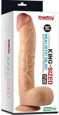 Фалоімітатор - King-Sized Realistic Dildo 12" Sex Aura Київ - фото 7