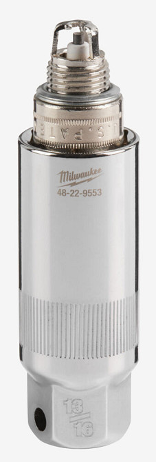 Головка хромована 3/8'' MILWAUKEE для свічок запалювання, 20,8мм Одеса - фото 3