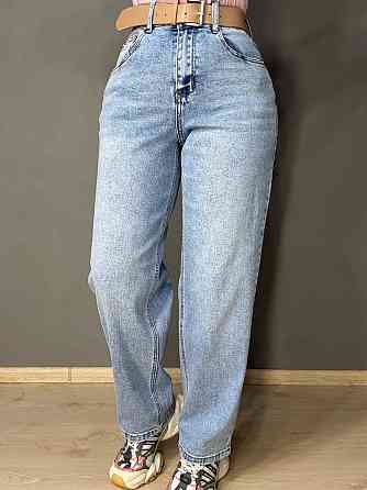 Джинсы женские Dragon 8332 skater baggy jeans с ремнем бананы голубые, голубой, 29, 29, 84 см, 113 см Киев