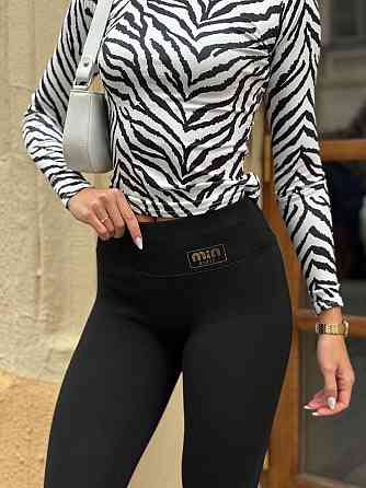 Жіночі теплі повсякденні лосини з накатом трикотаж на хутрі Чорний, 46/48 Одеса