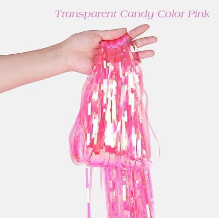 Дождик для фотозоны 2 м на 1 м конфетный розовый Киев - изображение 2