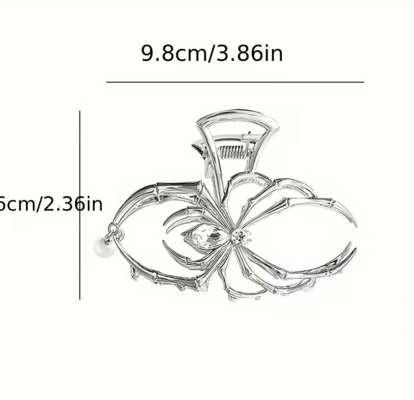 Заколка-краб Паук – металлическая заколка 9.8 см Киев - изображение 3