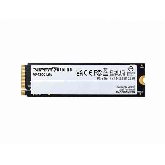SSD M.2 Patriot Viper VP4300 Lite 1TB NVMe 2.0 2280 PCIe Gen4 x4 6400/7400 3D TLC Киев