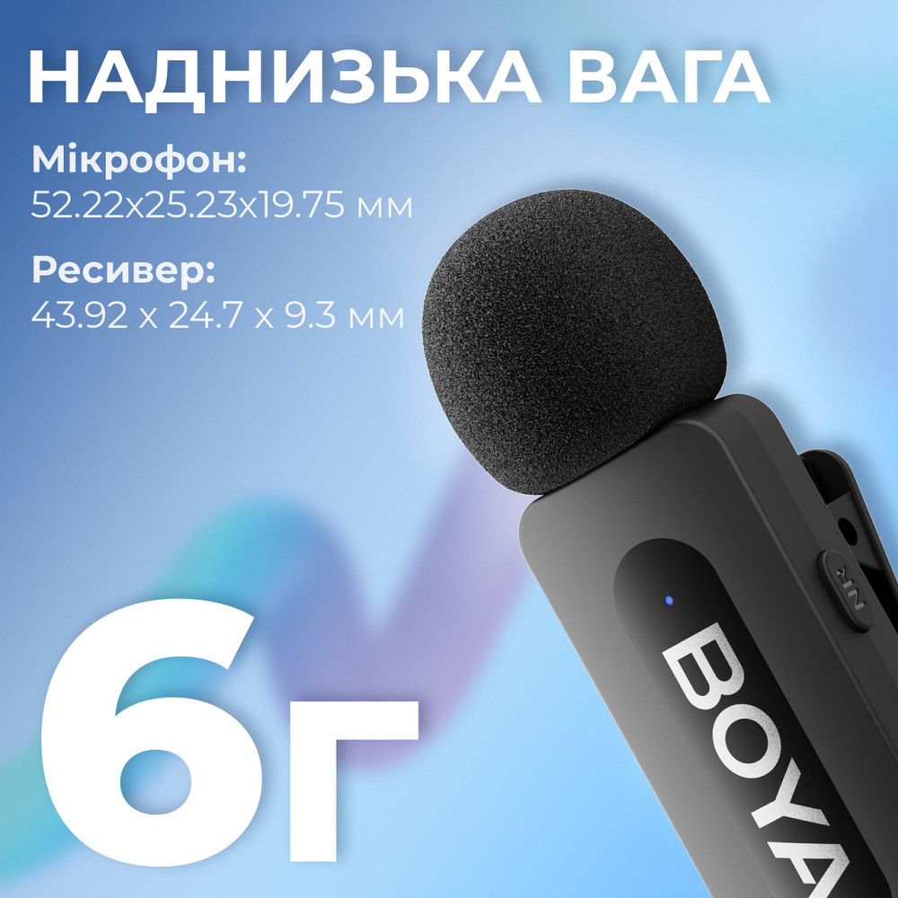 Мікрофон BOYA BY-V10 Type-C Black ( 11023 ) Харків - фото 7