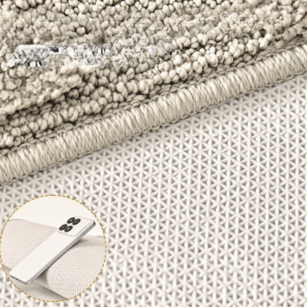 Набор ковриков в ванную комнату и туалет комплект для ванной и унитаза,микрофибра антискользящие  в ванную серый Каменец-Подольский - изображение 7