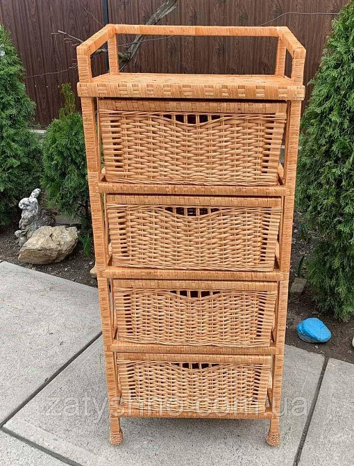 Комод плетеный на 4 ящика Киев - изображение 5