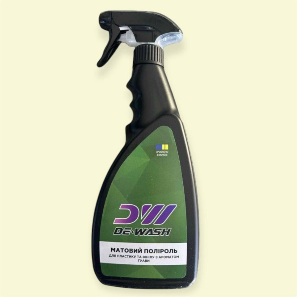 Поліроль матовий для пластику та вінілу De-Wash гуавa, 0.5 л Київ - фото 1