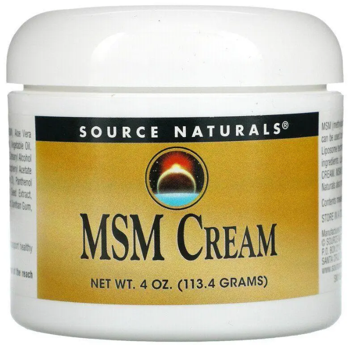 Крем с липосомами Source Naturals MSM Cream 113,4 г. Киев - изображение 1