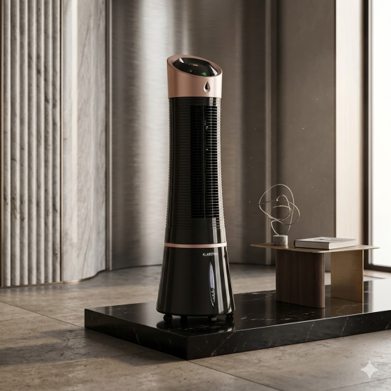 Уценка Портативный вентилятор Охладитель-увлажнитель воздуха Klarstein Skyscraper Ice Smart 4-in-1 Киев