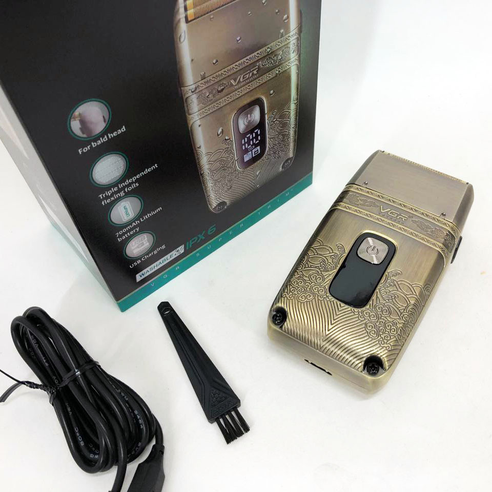 Електрична бритва джемей акумуляторна VGR, Професійна чоловіча електробритва, Бритви акумуляторні LZ-78 Львів - фото 3