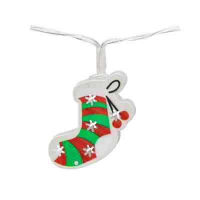 Гірлянда Chomik Новорічні атрибути 10 LED теплий білий, IP20, 2хАА (5900779854024) Вінниця