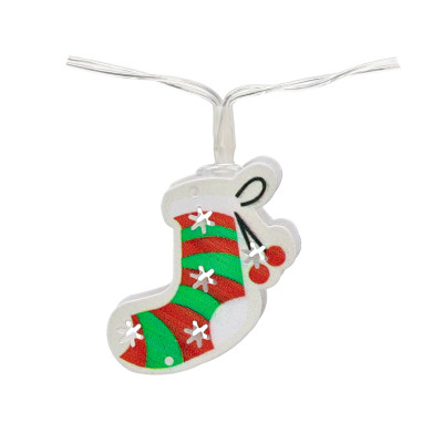 Гірлянда Chomik Новорічні атрибути 10 LED теплий білий, IP20, 2хАА (5900779854024) Вінниця - фото 6