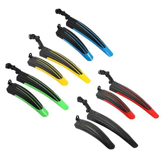 Комплект червоних брызговиків для велосипедних крил Київ