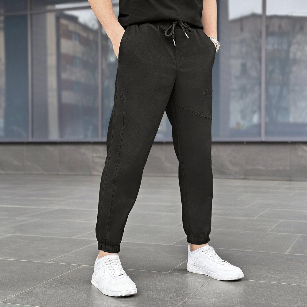 Мужские черные джогеры весенние с карманами Pobedov Vortex Киев - изображение 7