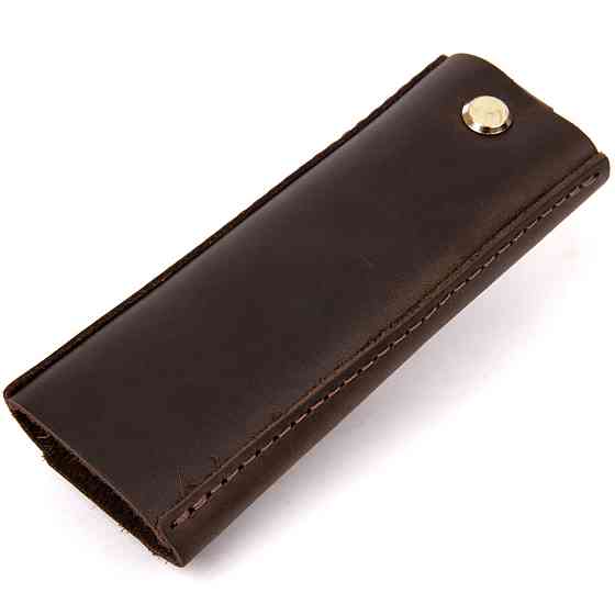 Шкіряна вінтажна ключниця GRANDE PELLE 11342 Коричневий Київ