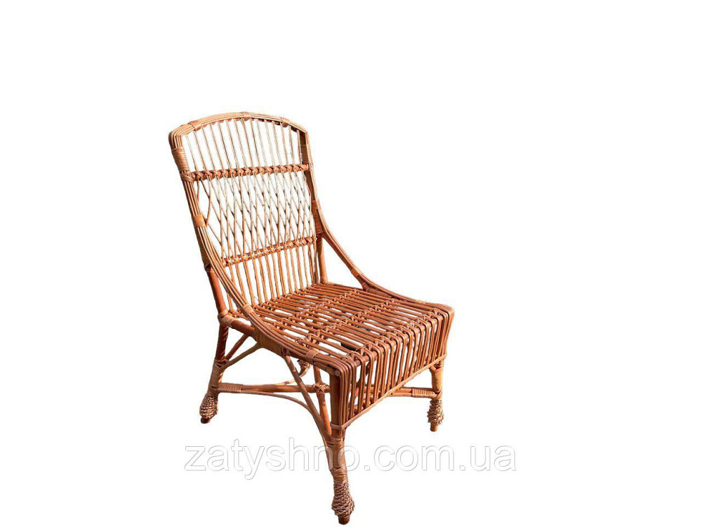 Стілець кухонний із лози зі спинкою Київ - фото 4