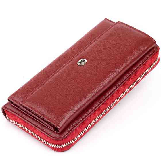 Кошелек кожаный женский ST Leather 19293 Бордовый Киев