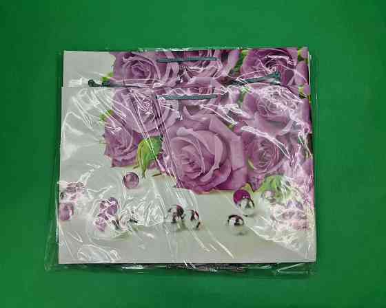 Паперовий великий горизонтальний пакет 36/22/10 (артBG-001) (12 шт.) Харків