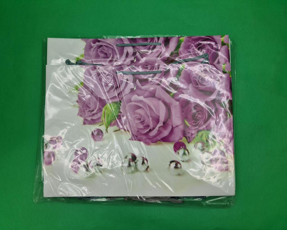 Паперовий великий горизонтальний пакет 36/22/10 (артBG-001) (12 шт.) Харків - фото 3