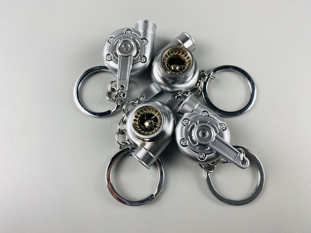 Брелок турбіна ТКР (турбокомпресор) свисток, брелок на ключі для водія, брелок-свисток ТКР сріблястий Мукачево - фото 9