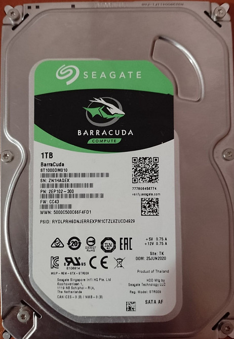 Жорсткий диск SEAGATE Київ - фото 2