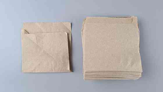 Пакет паперовий крафт бурий Куточок 130х0х130, 40 г/м2 (100 шт.) Харків