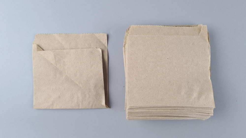 Пакет паперовий крафт бурий Куточок 130х0х130, 40 г/м2 (100 шт.) Харків - фото 2