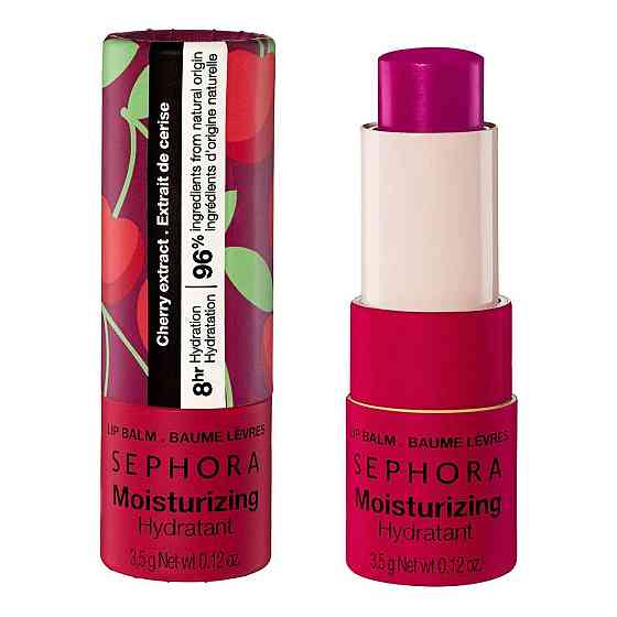 Увлажняющий бальзам для губ SEPHORA COLLECTION - уход за губами для 8-часового увлажнения, Ciliegia (3,50 g) Славянск