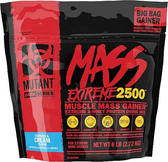 Гейнер Mutant Mass XXXtreme 2720g (Cookies cream) Луцьк