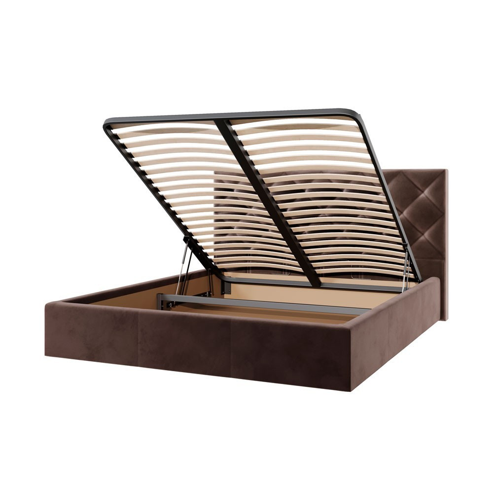 Кровать BristolDesign Lagoon 14 Comfort с нишей для белья 180x200 шоколад Киев - изображение 2