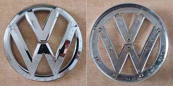 Емблема на решітку Volkswagen Golf 7, 14см хром,пластик 1шт Киев