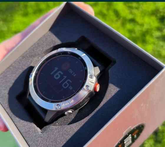 Смарт -Часы Garmin Fenix 6 Solar 47mm. Украинская Мова , NFC Киев