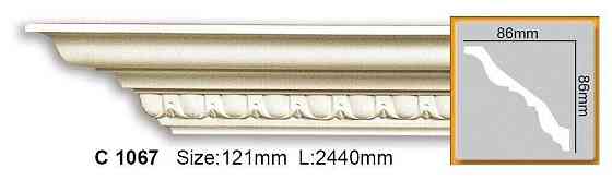 Карниз полиуретановый с орнаментом Gaudi Decor C 1067 Flexi Днепр