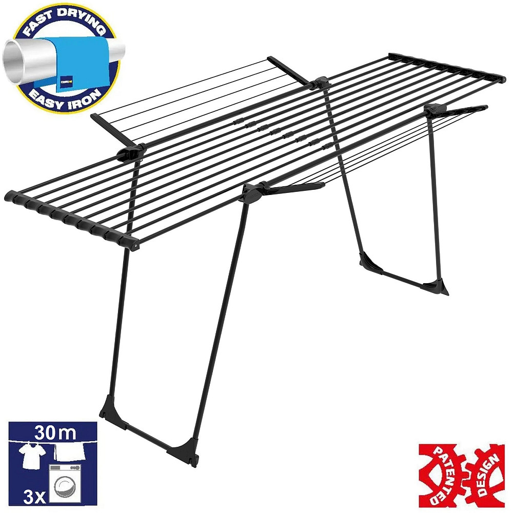 Сушарка для білизни підлогова Casa Si Casa Flex Ultra Black (CS92180B04H) Київ - фото 1