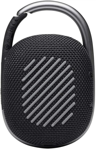 Портативна Bluetooth-колонка JBL Clip 4 Black, 5 Вт, IP67, до 10 годин, USB-C, з карабіном, чорна Київ - фото 5