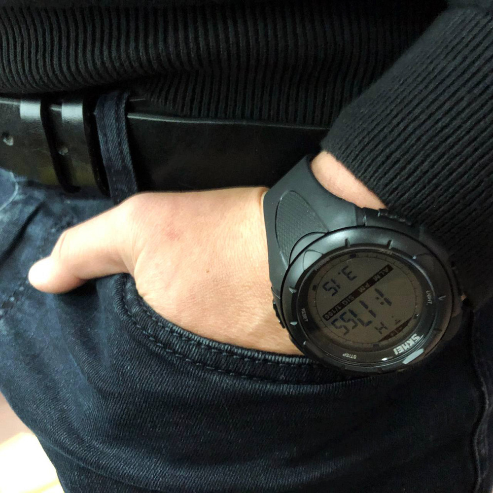 Годинник військовий чоловічий SKMEI, Фірмовий спортивний годинник Чоловічий тактичний GI-86 Львів - фото 5