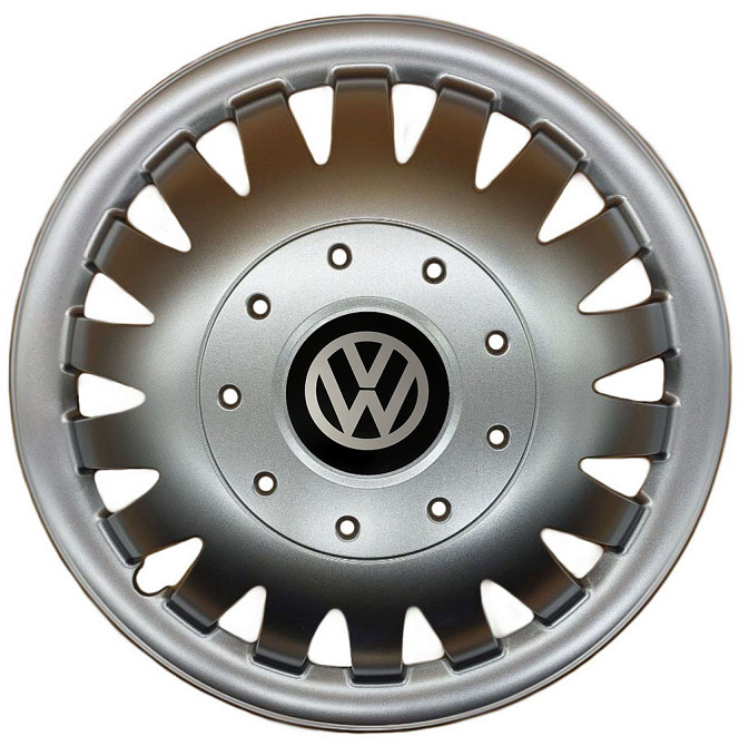 Автомобильные модельные колпаки R15 Volkswagen 320 4шт, SJS, серебряные Киев - изображение 1